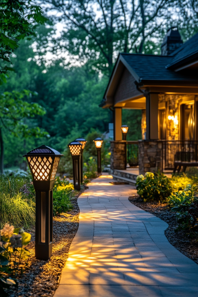5. Solar-Powered Path Lights