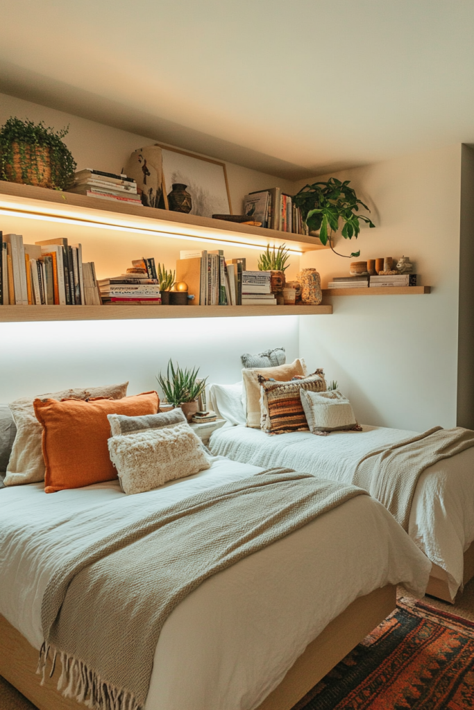 6. Floating Shelves