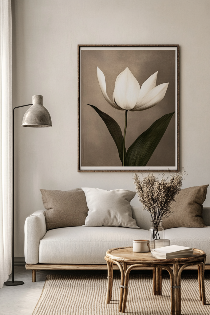 6. Go for Oversized Wall Art