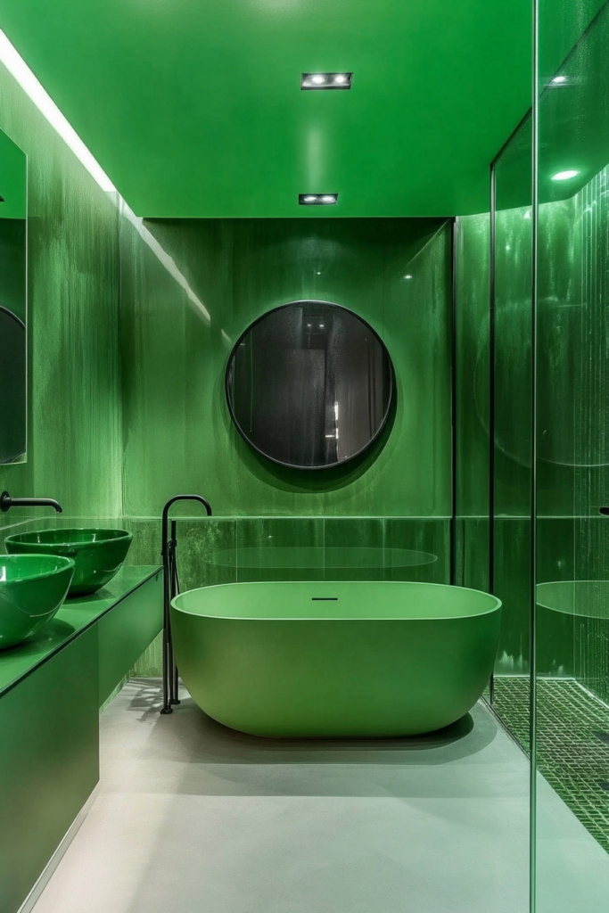 6. Layer Different Shades of Green