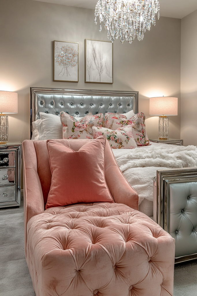 6. Soft Silver and Blush Pink Dream