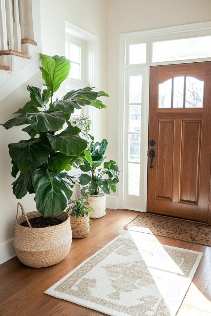6. Statement Plant in Entryway