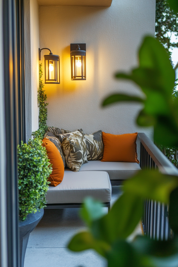 6. Wall Sconces to Save Space