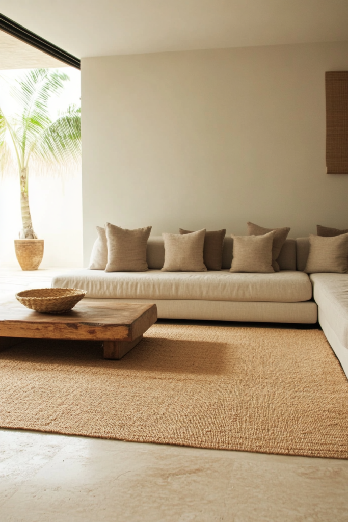 7. Invest in a Neutral Rug