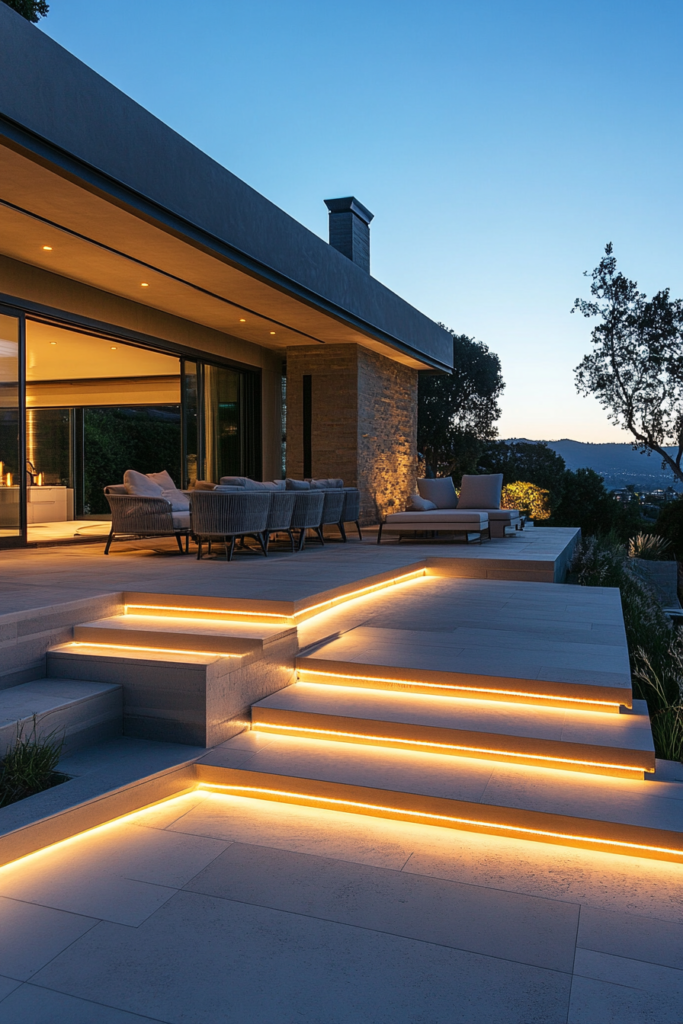 7. Rope Lights for a Subtle Effect