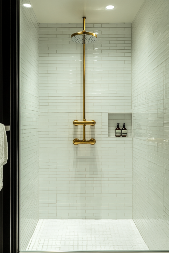 8. Vertical Subway Tiles to Add Height