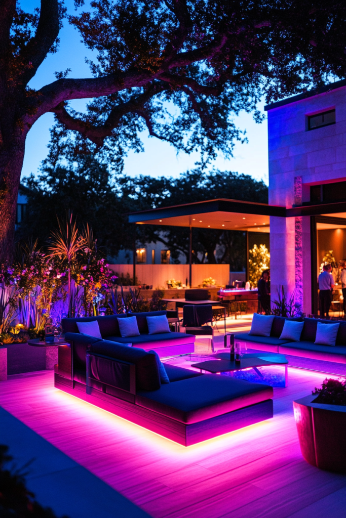 9. Color-Changing LED Accents