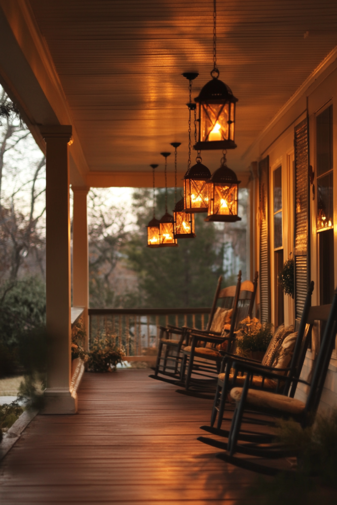 9. Hanging Candle Lanterns