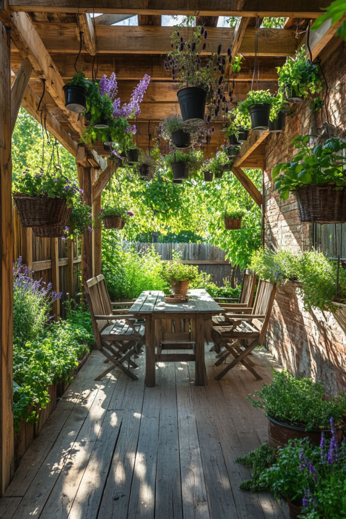 9. Herb Garden Pergola