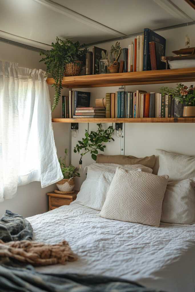 9. Install Floating Shelves