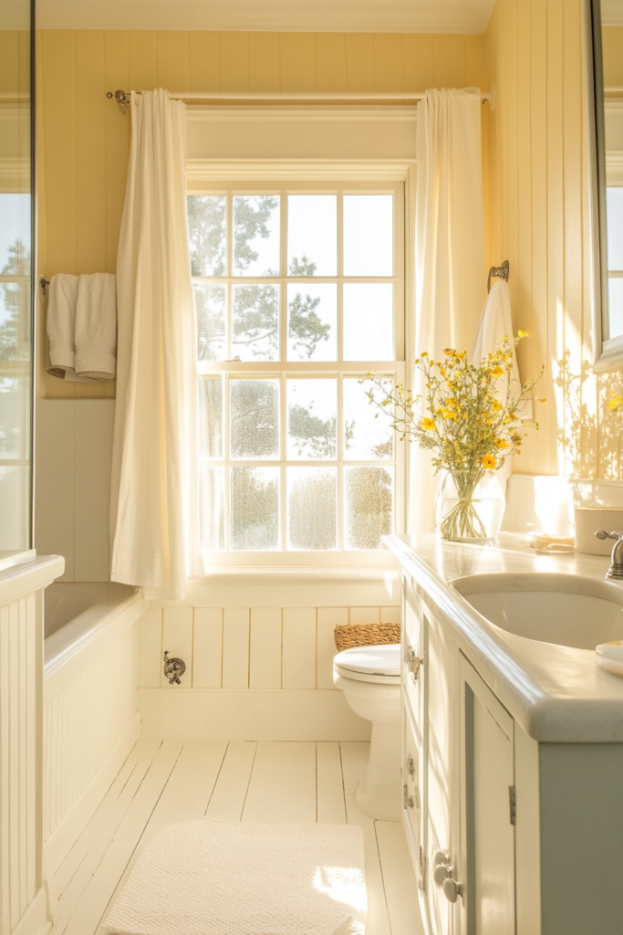 Soft Yellow Walls for a Calm Morning