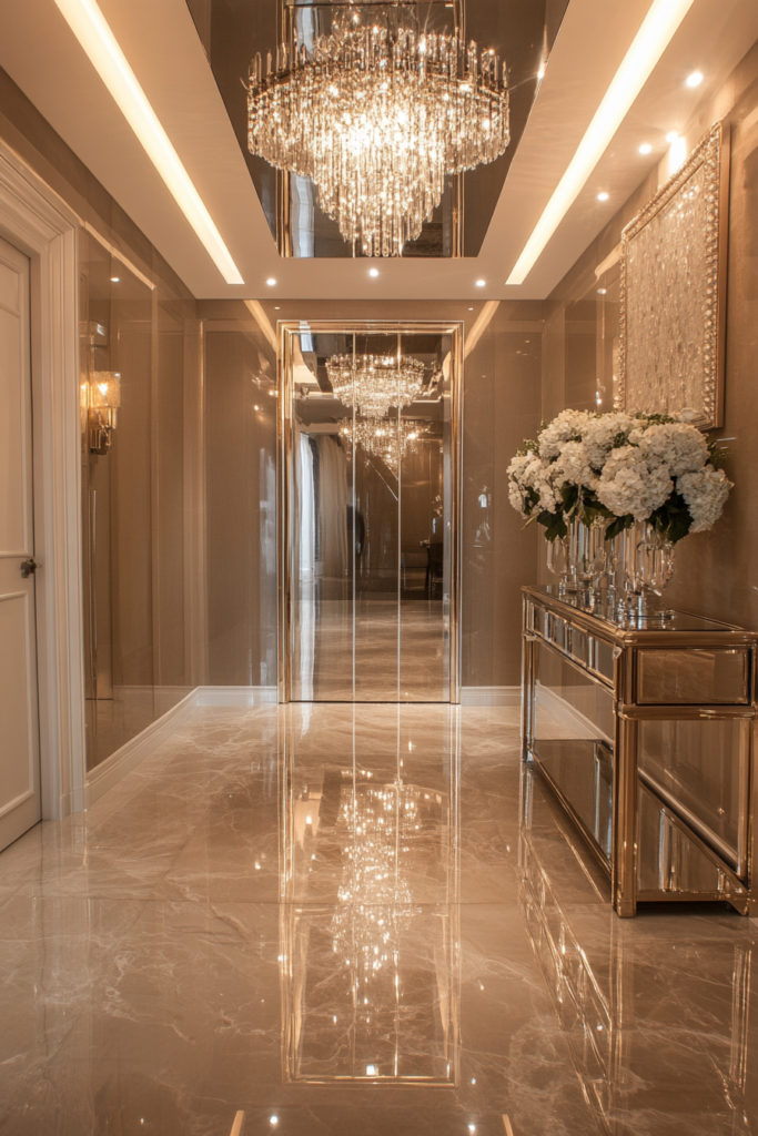 11. Glam Touches with Crystal Fixtures