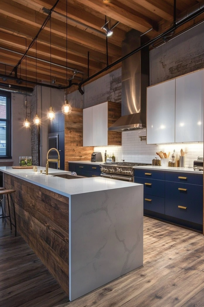 2. Two-Tone Cabinetry
