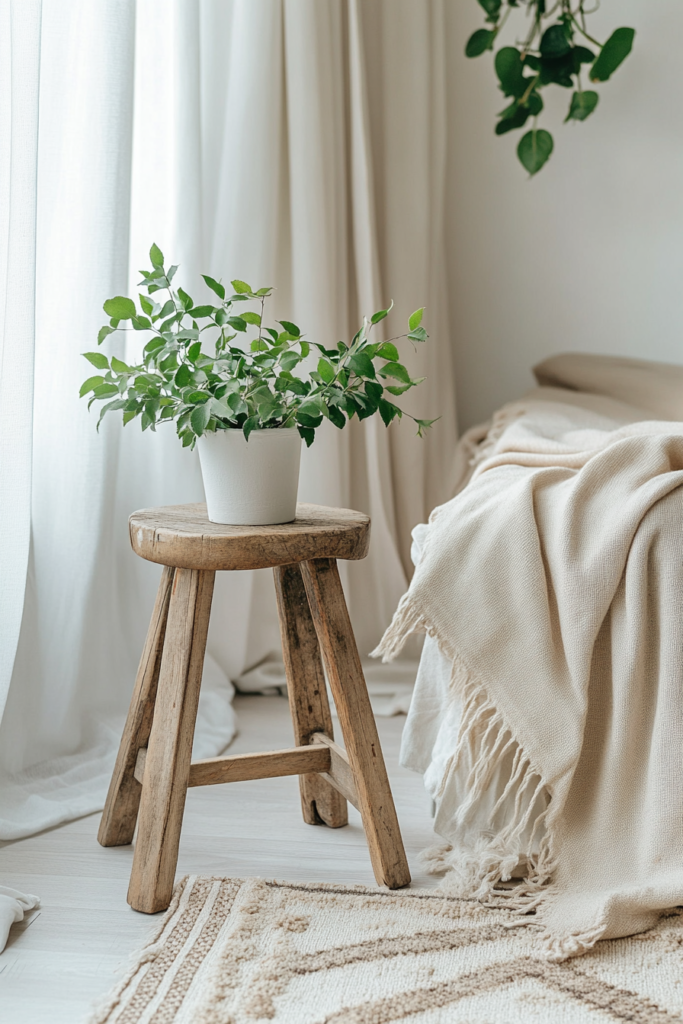21. Place a Plant on a Stool