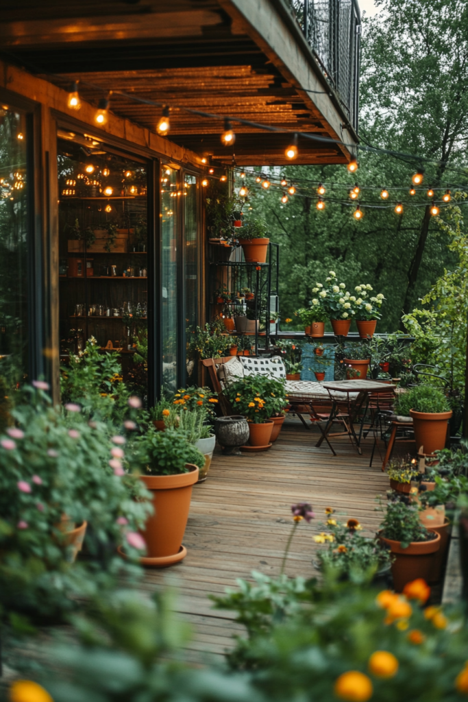 24. Decorate Outdoor Spaces with Planters