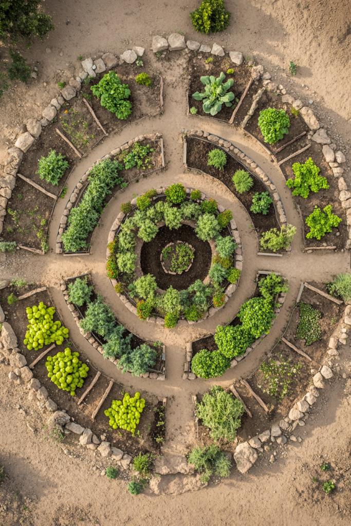 5. Keyhole Garden Design