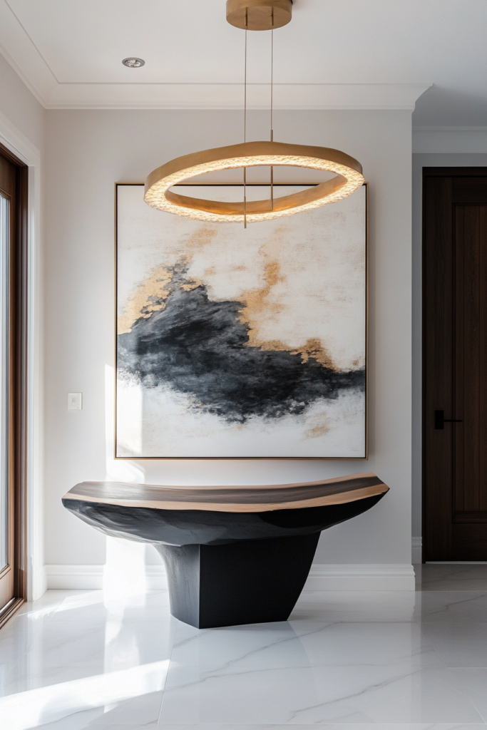 6. Sculptural Lighting That Doubles as Art