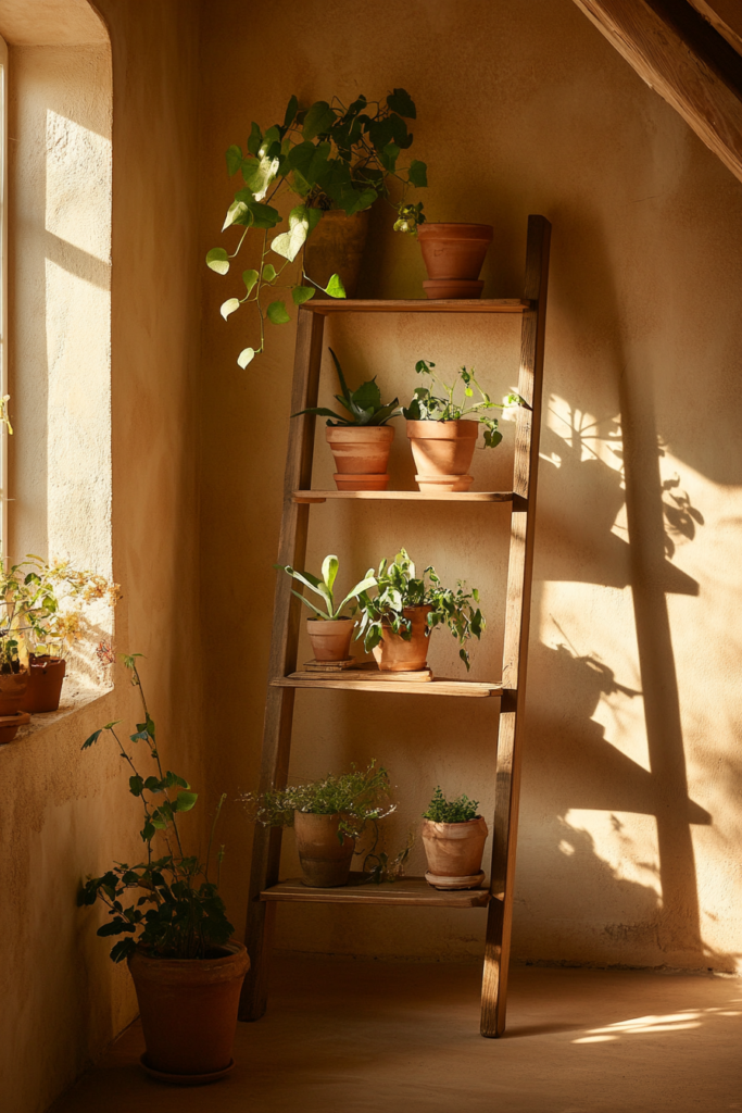 7. Style a Plant Ladder
