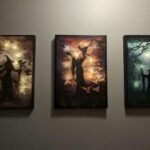 {2021 – Witch in Forest LED Canvas Wall Art by…