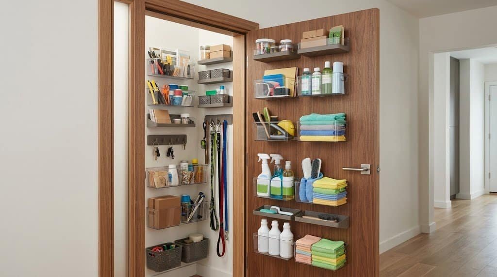 pantry door storage ideas maximize small pantry space
