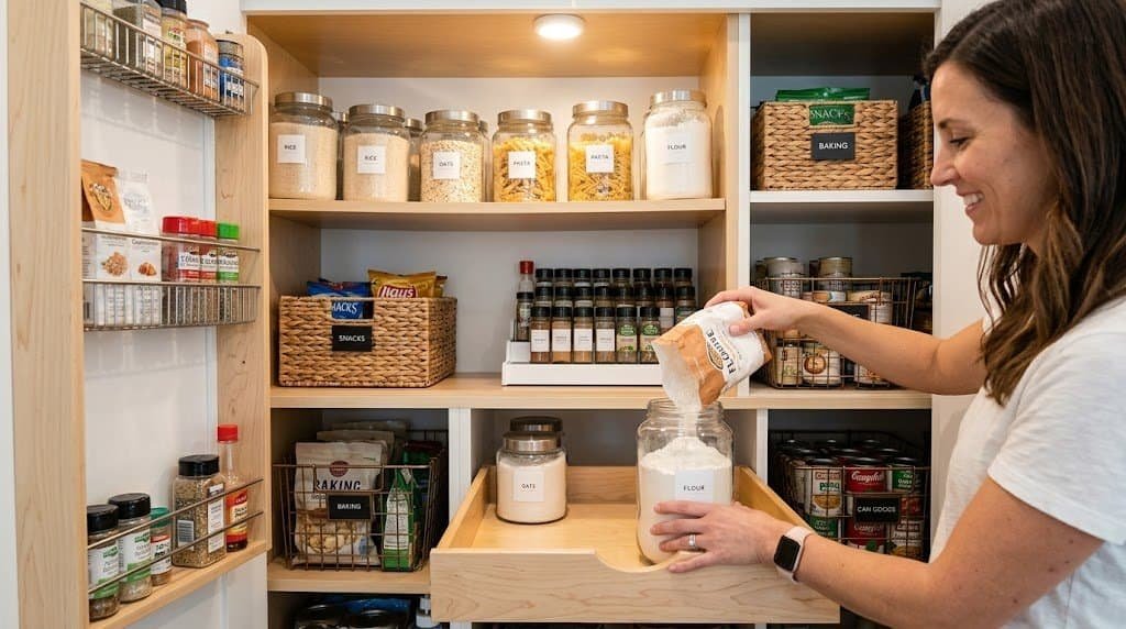 benefits of pantry organization reduce food waste and improve meal planning