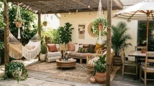 Creative bohemian patio ideas for a relaxed space