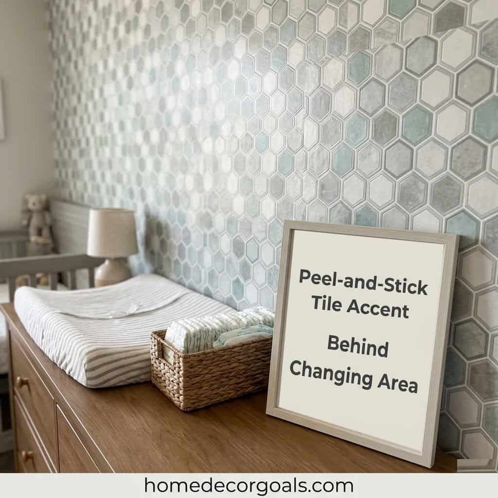 Easy Accent Wall Ideas for Nursery Changing Stations