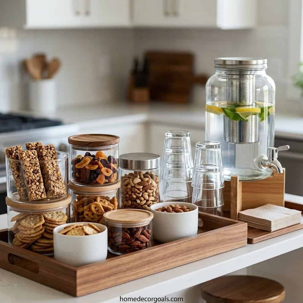 Smart Snack Stations for Long Study Sessions