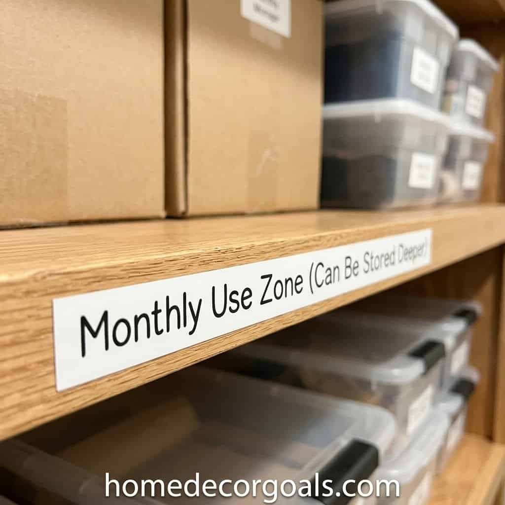 Smart Storage for Occasionally Used Items