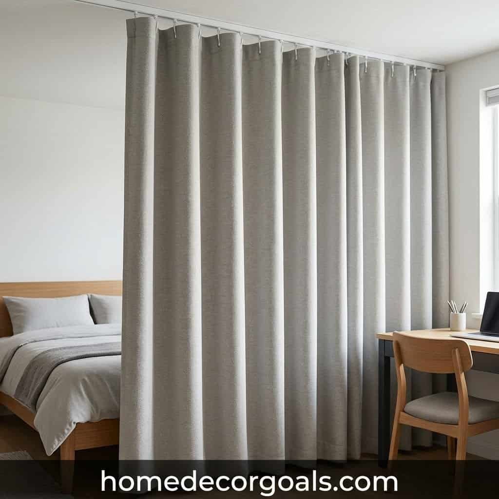 Privacy Curtain Ideas for Shared Dorm Rooms