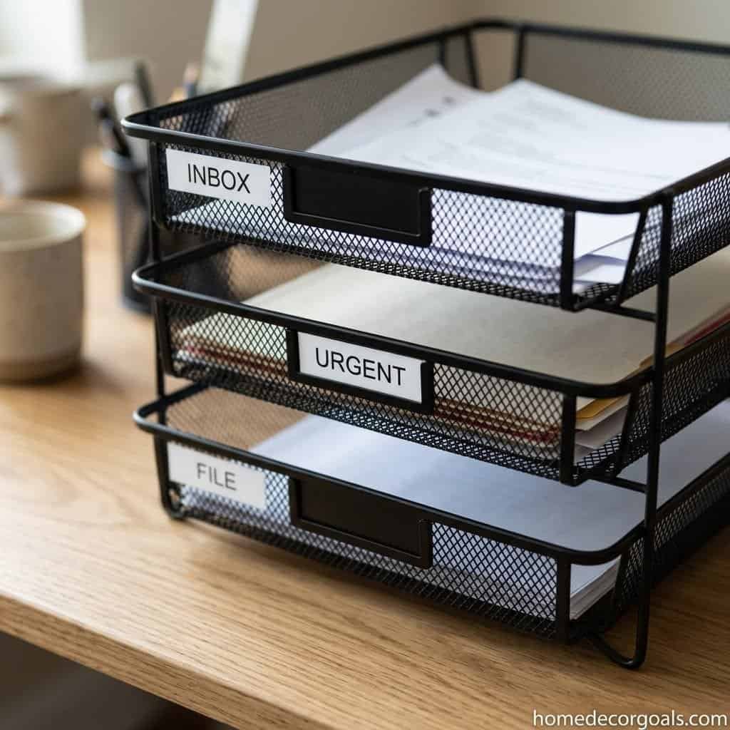 Paper Tray Organizers That Reduce Desk Clutter