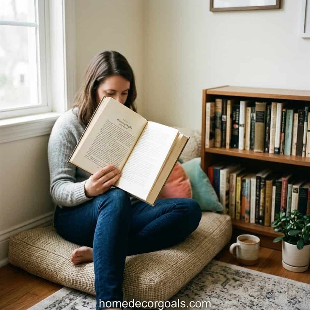 Cozy Reading Corner Ideas for a Baby Girl Nursery