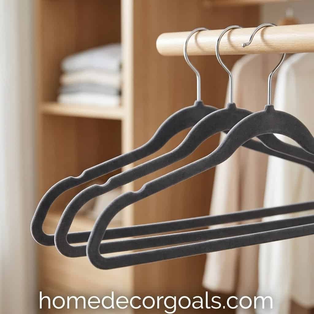 Double Your Closet Space With a Tension Rod